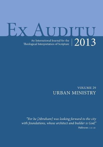 Ex Auditu - Volume 29 (Hardback)
