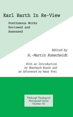 Karl Barth in Re-View (Hardback)