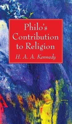 Philo's Contribution to Religion (Hardback)