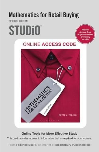 Mathematics for Retail Buying: Studio Access Card
