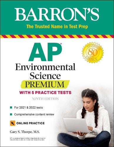AP Environmental Science Premium: With 5 Practice Tests - Barron's Test Prep (Paperback)