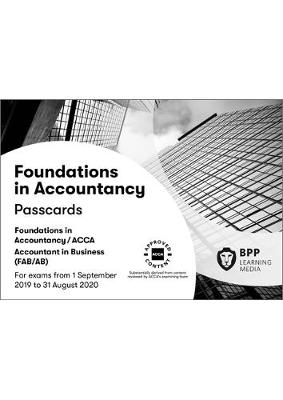 FIA Foundations of Accountant in Business FAB (ACCA F1): Passcards (Spiral bound)