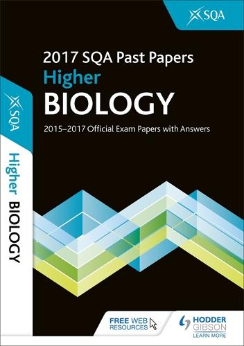 Cover Higher Biology 2017-18 SQA Past Papers with Answers