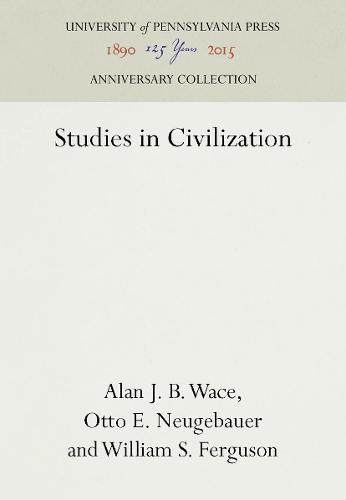 Studies in Civilization (Hardback)