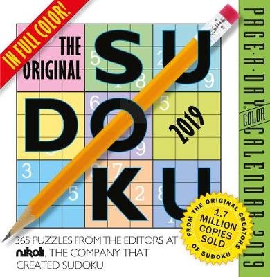 2019 the Original Sudoku Colour Page-A-Day Calendar (Calendar)