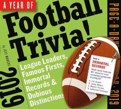 2019 a Year of Football Trivia! Page-A-Day Calendar (Calendar)