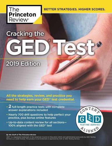 Cracking the GED Test with 2 Practice Exams: 2019 Edition - College Test Prep (Paperback)