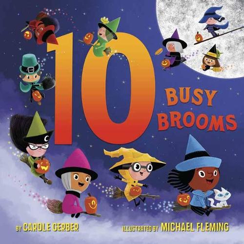 10 Busy Brooms (Board book)