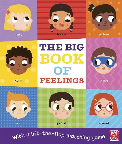 The Big Book of Feelings: A board book with a lift-the-flap matching game - First 100 (Board book)