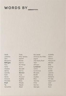Words By (Paperback)