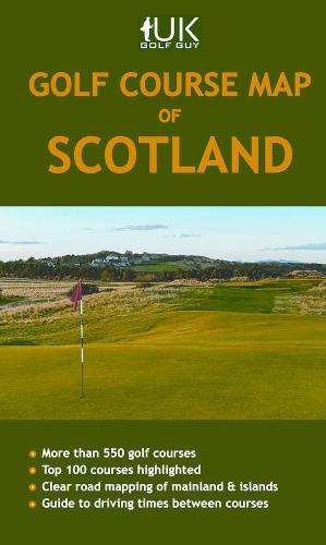 Golf Course Map of Scotland by David Jones | Waterstones