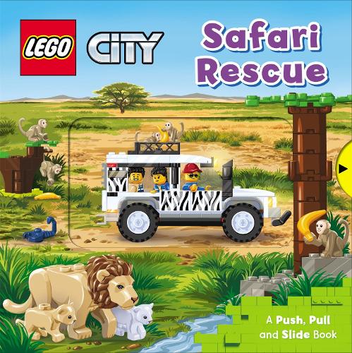 LEGO (R) City. Safari Rescue: A Push, Pull and Slide Book - LEGO (R) City. Push, Pull and Slide Books (Board book)