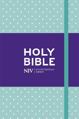 NIV Pocket Mint Polka-Dot Notebook Bible (Hardback)
