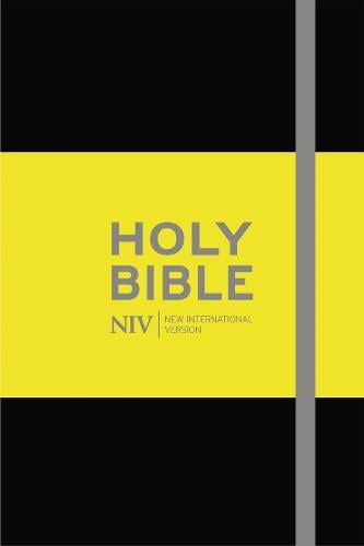 NIV Pocket Black Notebook Bible (Hardback)