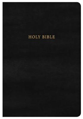 NKJV Super Giant Print Reference Bible, Classic Black LeatherTouch, Indexed (Leather / fine binding)