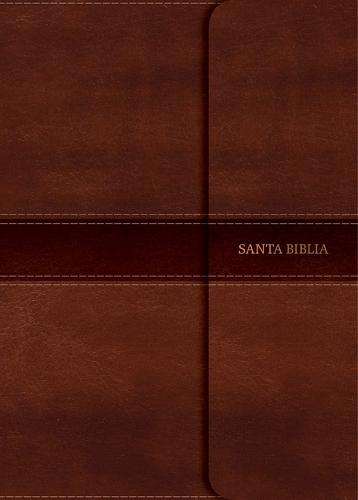 NVI Biblia Letra Super Gigante marron, simil piel con indice y solapa con iman (Leather / fine binding)