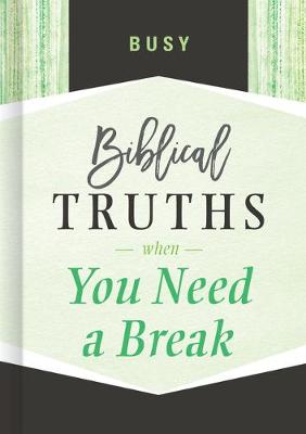 Busy: Biblical Truths When You Need a Break (Hardback)
