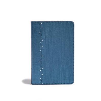 CSB On-the-Go Bible, Slate Blue (Leather / fine binding)