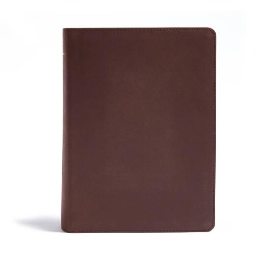 CSB He Reads Truth Bible, Brown Genuine Leather Indexed (Leather / fine binding)