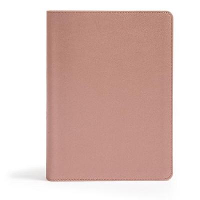 CSB She Reads Truth Bible, Rose Gold LeatherTouch, Indexed (Leather / fine binding)
