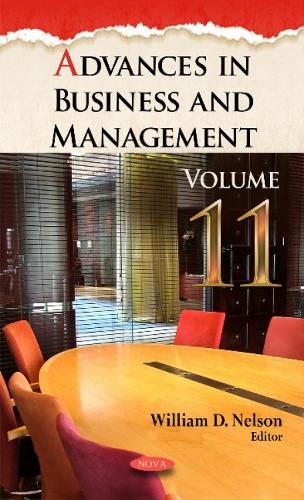 Advances in Business & Management: Volume 11 (Hardback)