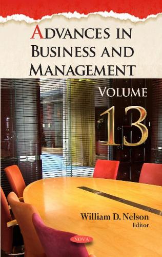 Advances in Business & Management: Volume 13 (Hardback)