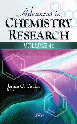 Advances in Chemistry Research: Volume 40 (Hardback)