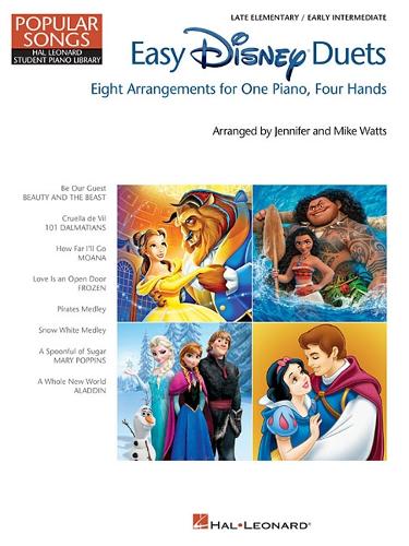 Easy Disney Duets: Eight Arrangements For One Piano, Four Hands (Paperback)