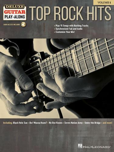 Deluxe Guitar Play-Along: Top Rock Hits (Paperback)