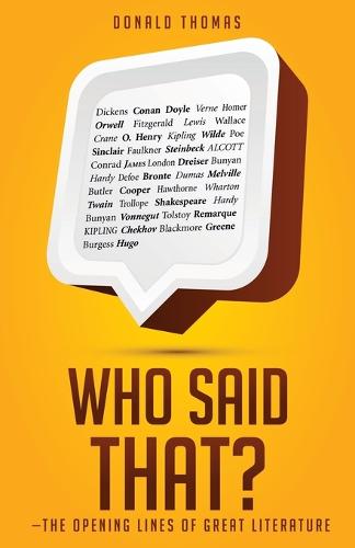 Who Said That?: The Opening Lines of Great Literature (Paperback)