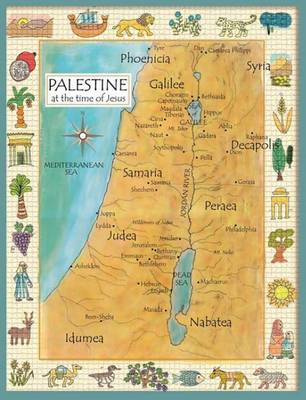 Palestine in the Time of Jesus Map (Poster)