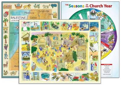 Palestine in the Time of Jesus Map; Daily Life in the Time of Jesus; The Seasons of the Church Year: Set of 3 Posters (Poster)