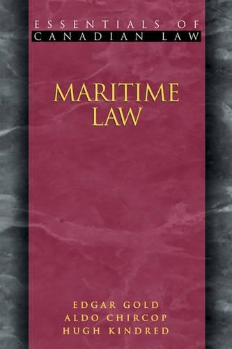 Maritime Law - Essentials of Canadian Law (Paperback)