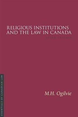 Religious Institutions and the Law in Canada (Paperback)