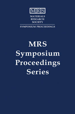 Wide Band-Gap Semiconductors: Volume 242 - MRS Proceedings (Hardback)