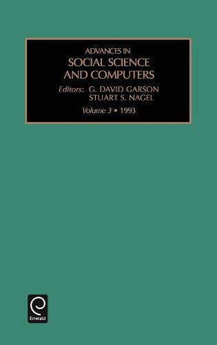 Advances in Social Science and Computers - Advances in Social Science and Computers (Hardback)