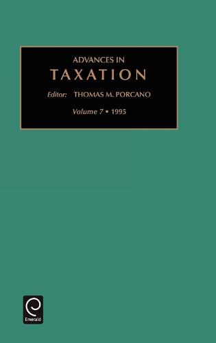 Advances in Taxation - Advances in Taxation 7 (Hardback)