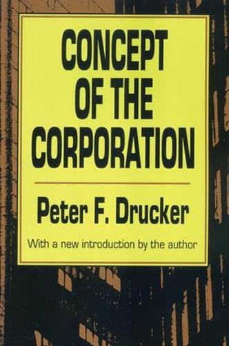 Concept of the Corporation (Paperback)