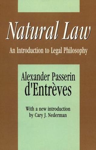 Natural Law: An Introduction to Legal Philosophy (Paperback)
