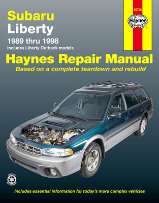 Subaru Liberty Australian Automotive Repair Manual: Subaru Liberty (89 - 98) 1989 to 1998 (Paperback)