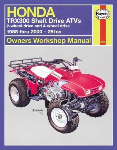 Honda TRX300 Shaft Drive ATVs (88 - 00) (Paperback)