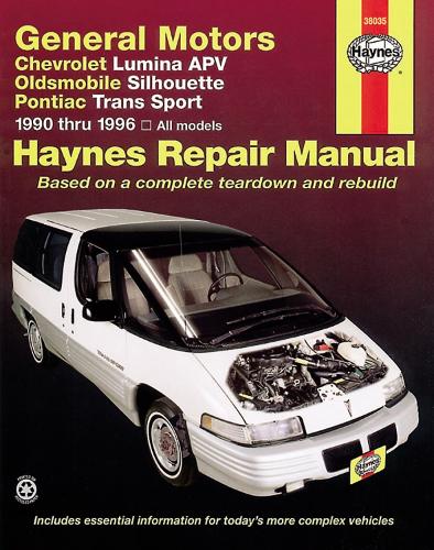 General Motors: Chevrolet Lumina APV, Oldsmobile Silhouette & Pontiac Trans Sport (1990 thru 1996) (Paperback)