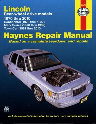 Lincoln Town Car S/E: 70-10 (Paperback)