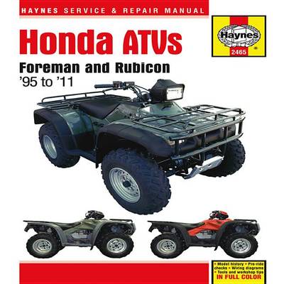 Honda Foreman ATV Automotive Repair Manual: 1995-2011 - Haynes Automotive Repair Manuals (Paperback)