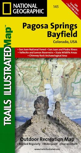 Pagosa Springs/bayfield: Trails Illustrated (Sheet map, folded)