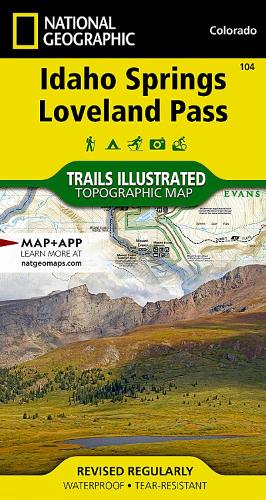 Idaho Springs/loveland Pass: Trails Illustrated (Sheet map, folded)