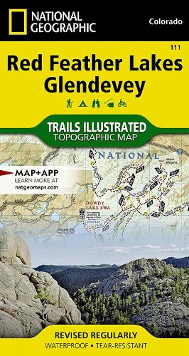 Red Feather Lakes/glendevey: Trails Illustrated (Sheet map, folded)