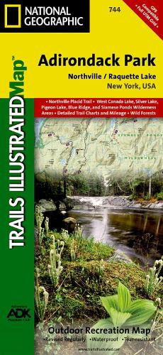Northville/raquette Lake, Adirondack Park: Trails Illustrated Other Rec. Areas (Sheet map, folded)