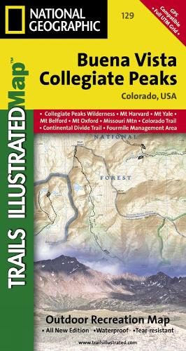Buena Vista/collegiate Peaks: Trails Illustrated (Sheet map, folded)