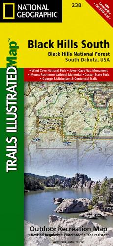 Black Hills National Forest, Southeast, Windcave National Park: Trails Illustrated National Parks (Sheet map, folded)